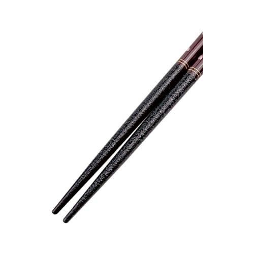 Chopsticks, "Wasai Hana Chirashi" (Wasai Hana Chirashi), Red, Dishwasher-Safe, Comes with Designed Paulownia Wood Box and Gift Wrapping, Perfect for M