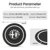 UZTG9 Car Cup Holder Coaster Non Slip Pad Mat Interior Decor Accessorie For Alfa Romeo Giulia Stelvio Giulietta 156 159 147 Mito