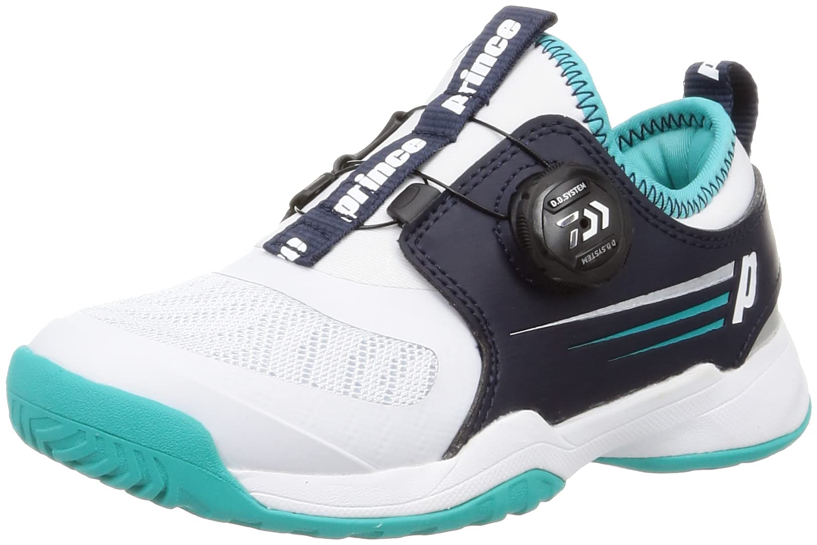 

[Prince] Теннисные туфли Junior All Court Dial Shoes Kids Белый x Изумрудный (374) 18,0 см