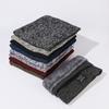 Winter men's knitted scarf outdoor cold-proof cycling velvet scarf women's new neck cover fashionable and versatile