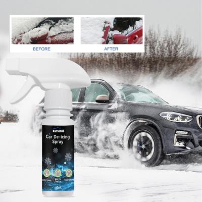 De-icing Agent Convenient Anti-Frost and Defrost Spray for Car Windows, 60ml