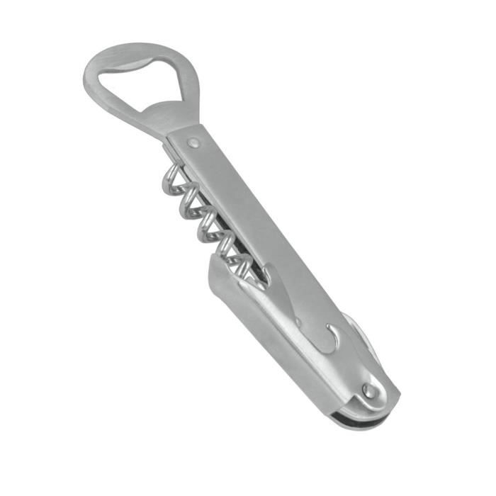 Tire-bouchon limonadier - 4 usages - chromé