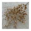 Artificial Golden Eucalyptus Hydrangea Fan Leaf Fake Flower Wedding Photography Home Hotel Ginkgo Leaves Plant Accessories Decor