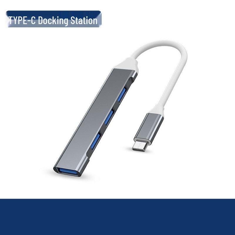 USB Type-C Hub: 4-Port Expansion Dock for Huawei Tablets, Phones, and Laptops