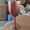 Stainless Steel High Stem 10oz Double Wall Champagne and Cocktail Glass
