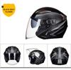 GXT Motorcycle Helmet Half Face ABS Motorbike Helmet Electric Safety Double Lens Helmet Moto Casque for Women/Men Casco Moto #
