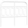 VidaXL Tête de lit métal blanc 120 cm 377197