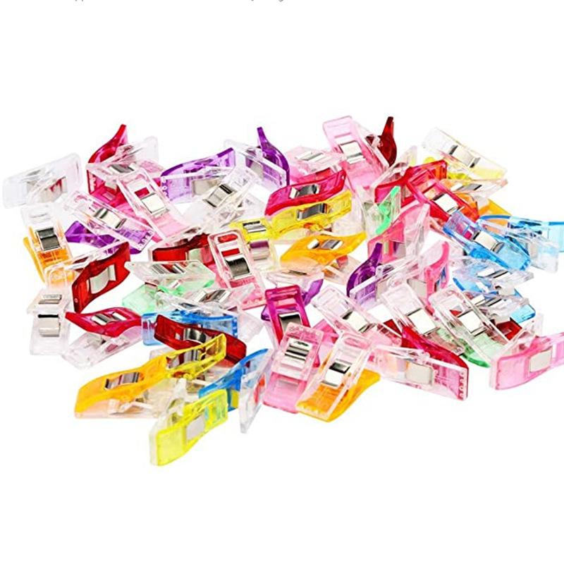 Sewing Clips Premium Quilting Clips for Supplies Crafting Tools, Assorted Colors Plastic Clips for Crafts,Sew Clip