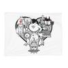 Battle Cats Mobile Games Blankets Soft Warm Flannel Throw Blanket Bedspread for Bed Living Room Picnic Travel Home Sofa