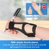 Durable And Safe Velpeau Waterproof Thumb Brace Semi-Rigid Silicone Thumb Splint For De Quervains Tenosynovitis Arthritis Pain And Tendonitis