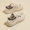 Sportliche Schuhe mit dicker Sohle für Damen Mode Plateau Erhöhen Sneaker Damen Schnürschuhe Lässig Britischer Stil Vulkanisierte Schuhe2025