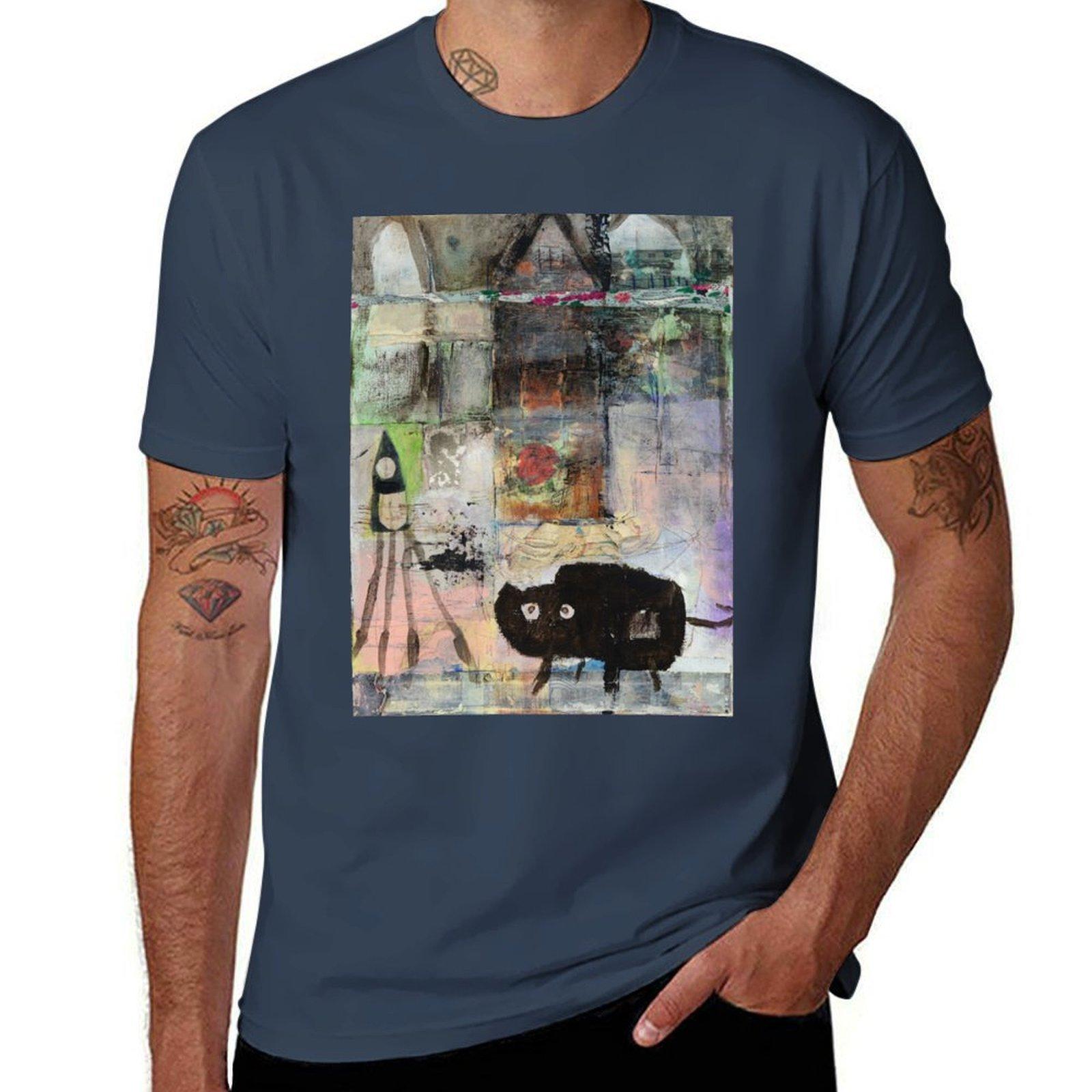 The Cat Lady In Her Studio Tshirt Comfortable Daily Wear Tee S