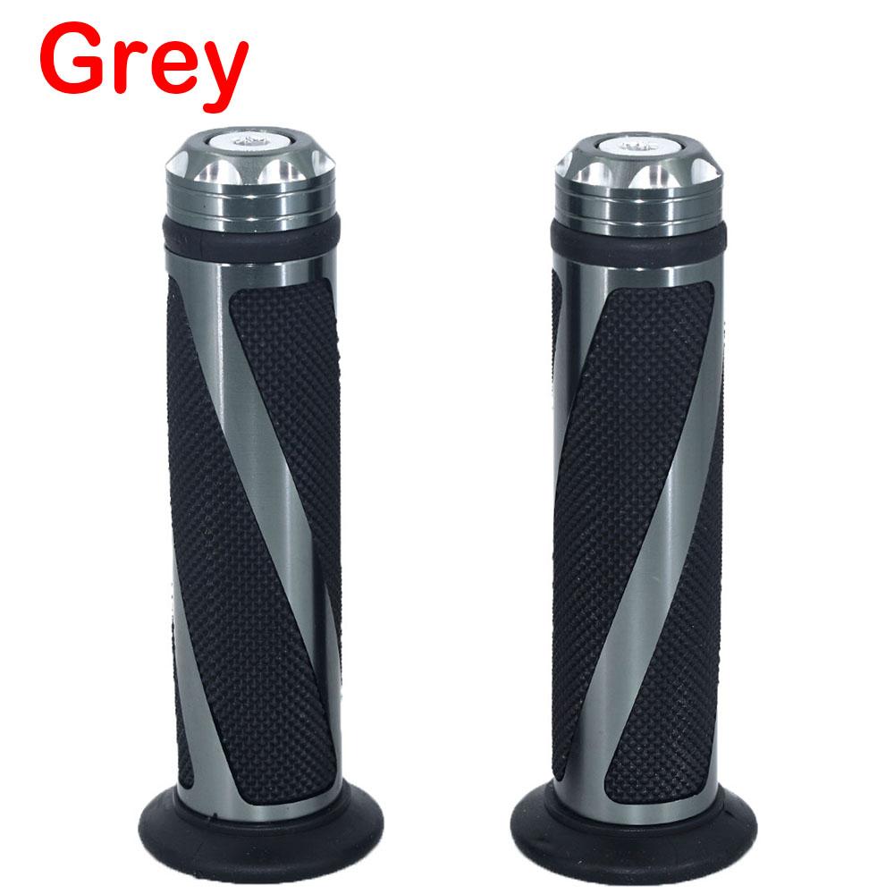 

CNC 7/8 22 мм универсальный мотоциклетный руль ручки набор для Suzuki Honda Yamaha Ducati Kawasaki мотокроссовый двигатель ручки серый