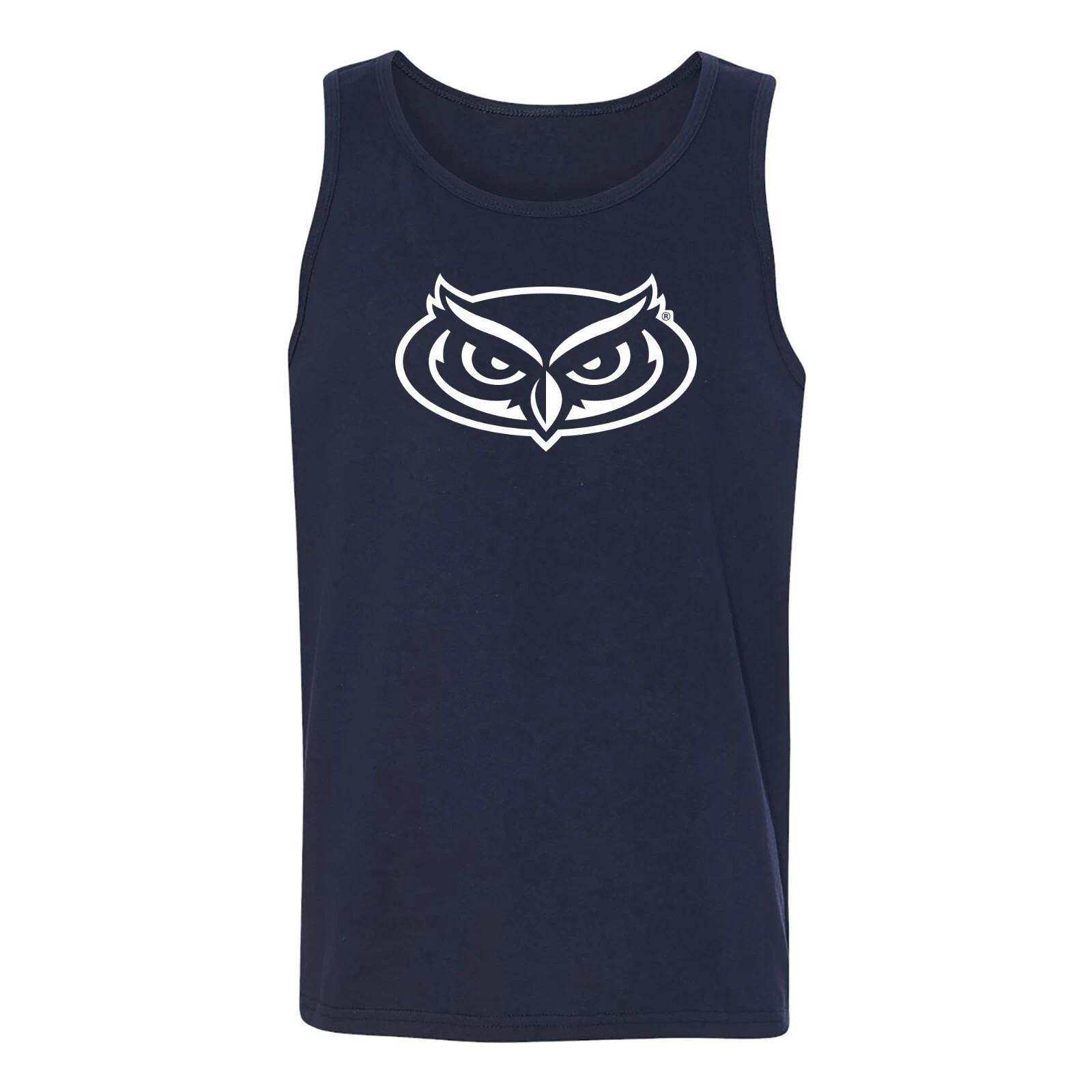 Florida Atlantic University FAU Owls Primary Logo Sports Team Tank Top - Navy S