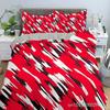 Stripe Geometric Bedding Set Breathable Duvet Cover With Pillowcase Adults Fashion Queen King Size Quilt Cover Home Textiles