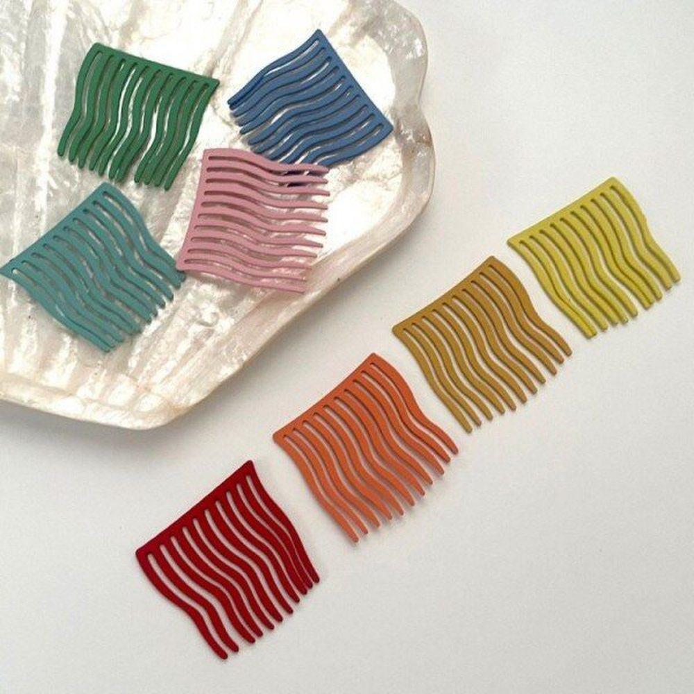 

Mno wave bangs fixed clip comb hair clip hair pin hair pin updo hair pin half-up hair pin hair pin for women pink