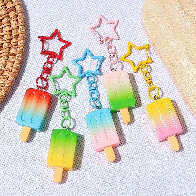Ice Cream Popsicle Resin Pendants for DIY Keychains & Bag Accessories