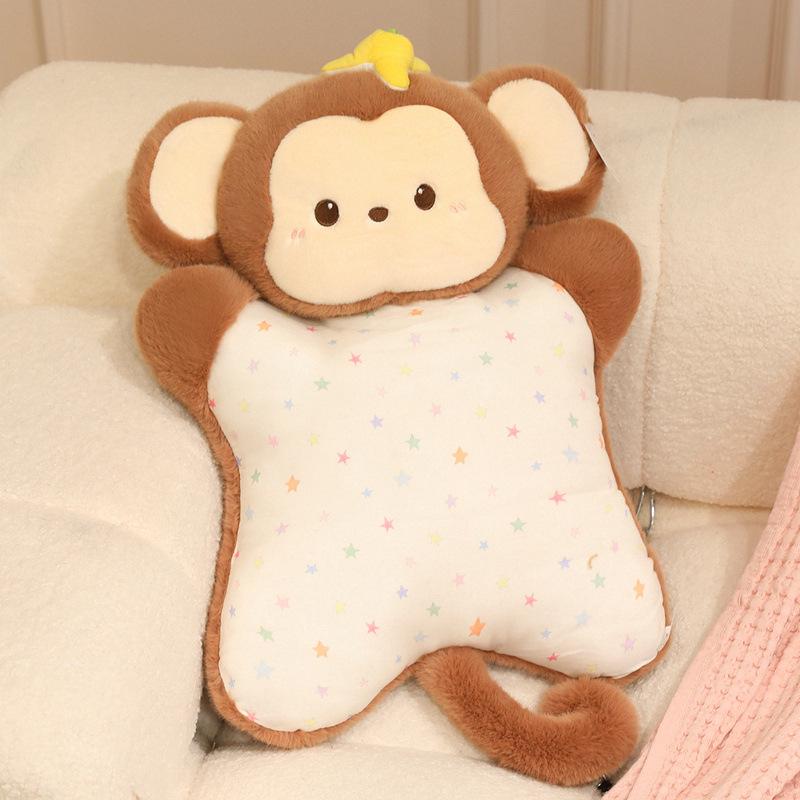 Giant Soothing Animal Plush Hug Pillow - Cute Stress Relief Gift for Girls' Birthdays