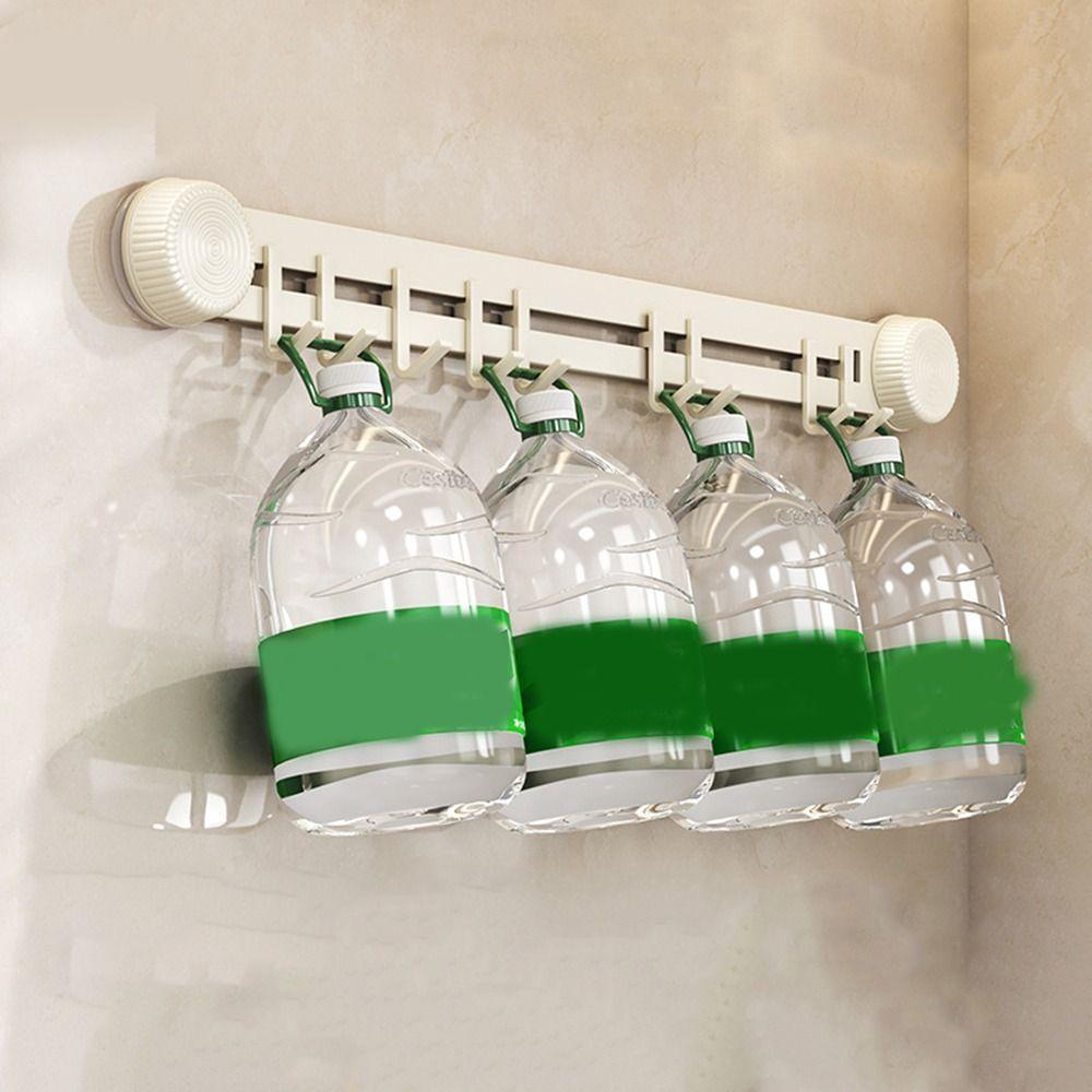 Carbon Steel Vacuum Sucker Towel Rack Punch Free Coat Hanger Strong Suction Cup Hook  Kitchen