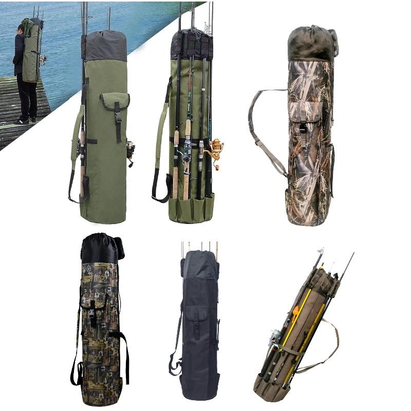 Outdoor Capacity Large Oxford Cloth Fishing Rod Gear Storage Bag Accessory Gift