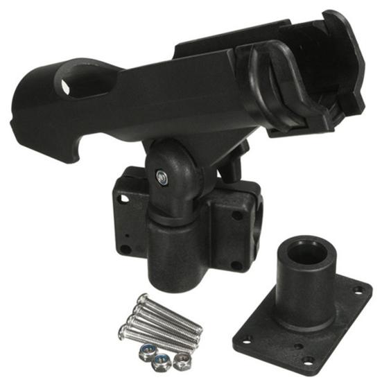 MUQZI Sports Accessory Rotatable Fishing Rod Holder Bracket With Screws For Boat Kayaking Yacht Tackle
