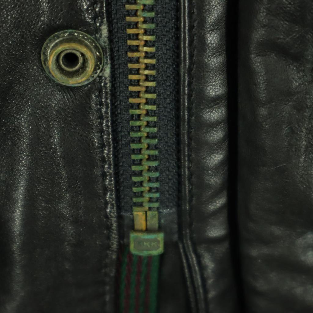 Long Sleeve Leather Coat LL Black Sheep Leather Men's Used