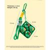 Cartoon Christmas Stress Relief Keyboard Keychain for Couples Bags Decorative Button Fidget Holiday Gift for Friends Family