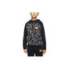 Nike Sportswear Zip Letter Print Hoodie Kids Hoodies Black CJ7833-010