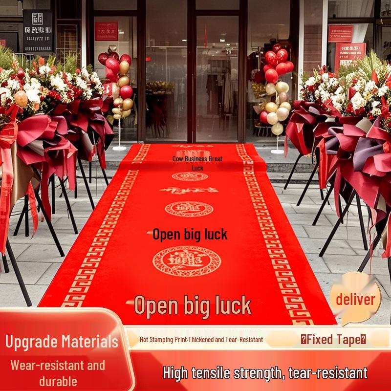 Grand Opening Store Atmosphere Decorations: Premium Celebration Supplies for New Store Events Upgraded Double Thickness, 1m x 5m