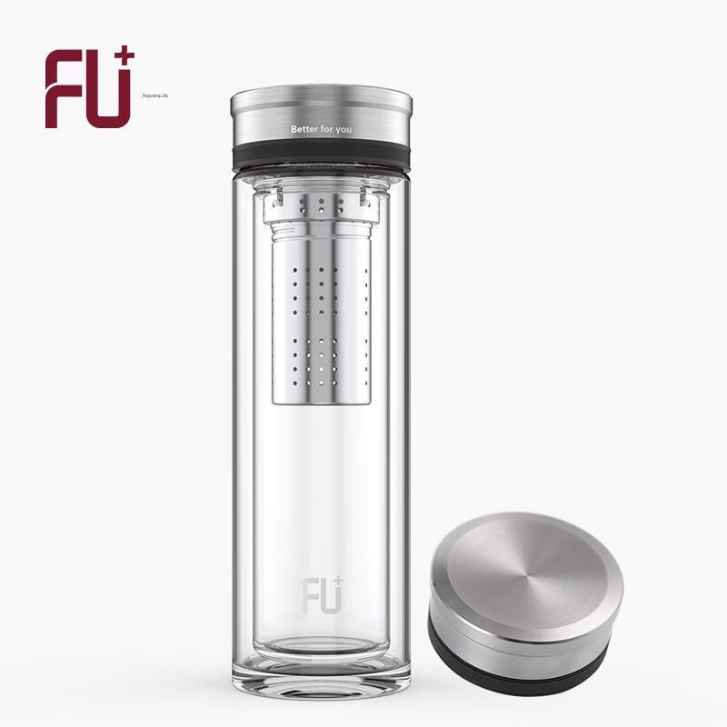 FUGUANG FU+ Classic Double-Layer Glass Cup
