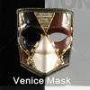 Classical Venetian Mens Masquerade Mask Full Face Lace Trim Phantom Styles Eyemask for Cosplay Costume Parties Accessory