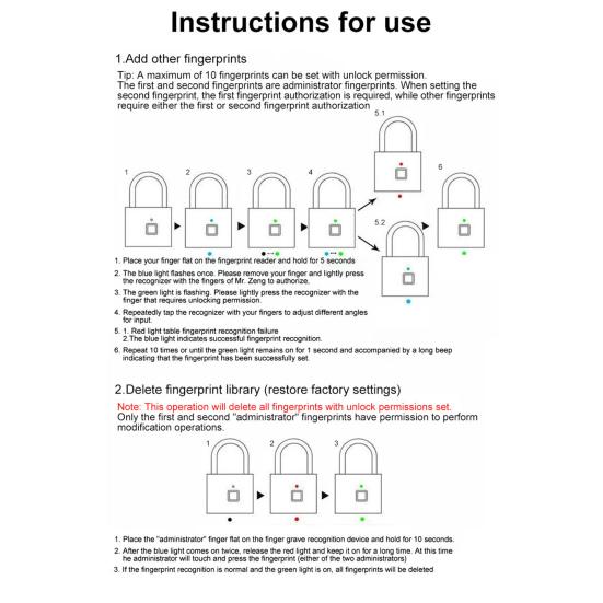 Chytrý visací zámek otisků prstů USB dobíjecí bezklíčový biometrický zámek Heavy Duty Alloy Venkovní ohradník Školní skříňka do tělocvičny Elektronický zámek na otisk prstu