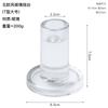 Luxury Glass T-Shaped Candle Holder Wedding Centerpiece Candle Sticks Holders Vase Clear Glass Taper Candlestick Holder