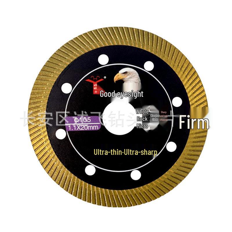 Ultra-Thin Diamond Saw Blade for Porcelain & Marble - Dry Cut Angle Grinder Tile Cutter