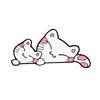 Creative Couple Cartoon Brooch: Cute Japanese Style Alloy Badge, Student Gift, Football Design