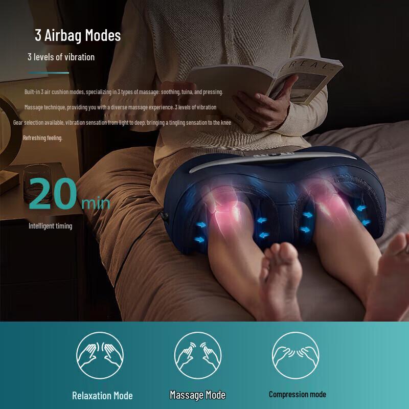 Philips 3D Air Wave Heat & Vibration Knee Massager