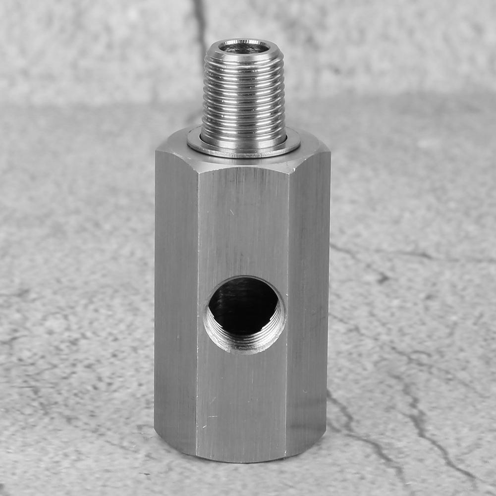 Stainless Steel M10 Oil Pressure Sensor Tee To NPT Adapter Turbo Supply