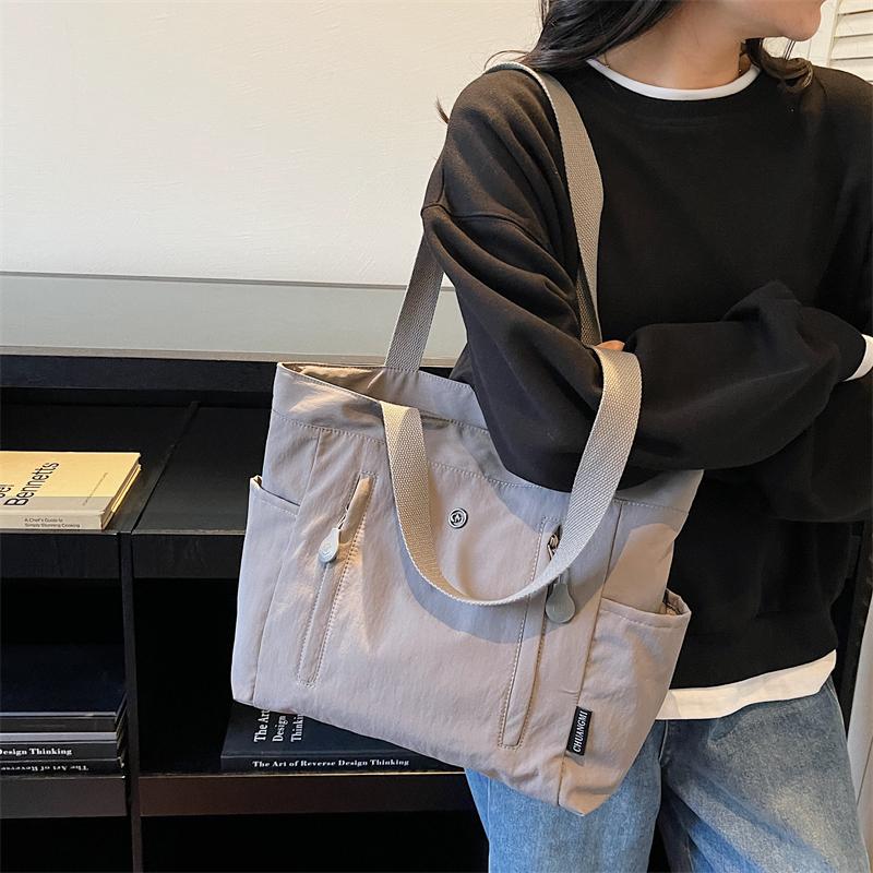 Women's Large Capacity Commuter Tote Bag Student Class Shoulder Bag