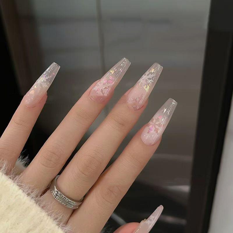 2 Sheets Nail Art Airbrush Stencils For Nails Snowflakes Hollow Reusable Nail Tattoo Template Salon Manicure Supply