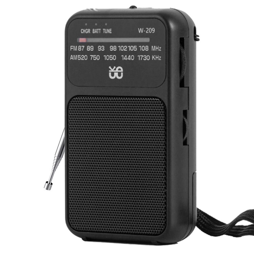 Portable Emergency Radio Solar Hand Crank AM/FM/NOAA Weather Radio Power Bank Flashlight SOS Alarm Outdoor Survival Supplies