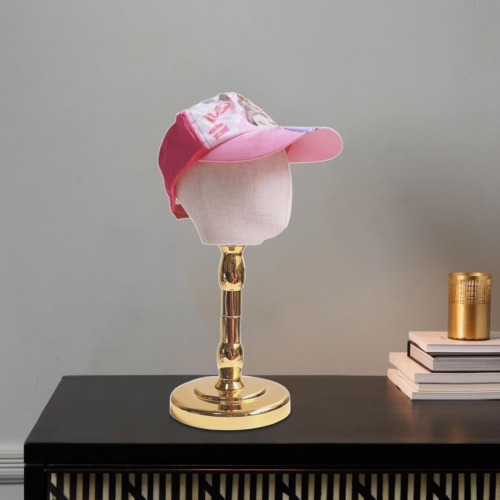 

Модель головы манекена, подставка для шляп, держатель для изготовления париков, дисплей для шляп для детей, дома Golden Base