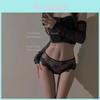 Ultra Comfortable Lace Trim Breathable Mesh Cotton Crotch Low Rise Womens Panties