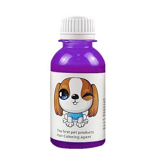 1 sett 100 ml Pet Dye Cream Langvarig Ikke-irriterende naturlig ekstrakt Pet Cat Hund