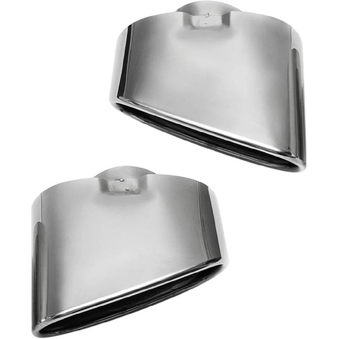 

1 Pair Chrome Exhaust Dual Tail Tip Muffler Tip Stainless Steel Compatible For BMW X5 E70 2000 2001 2002 2003 2004 2005 2006 2007 To 2016