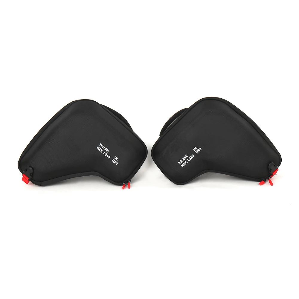 For BMW R1300GS Adv 4L Left Right Radiator Cowl Bags Side Storage Bag Waterproof