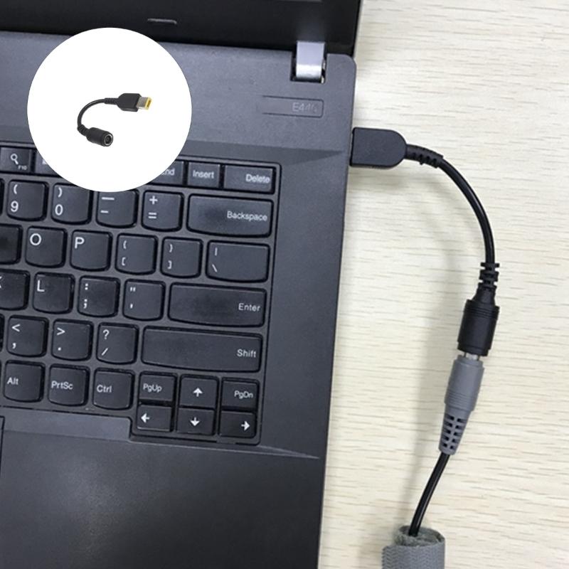 7,9x5,4mm Rund zu Quadrat Ladekabel Verlängerungskabel für Laptop Netzteil Ladekabel Konverterkabel