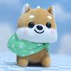 Cute Shiba Inu Plush Toy Backpack Accessory Fluffy Dog Keychain With Soft Material