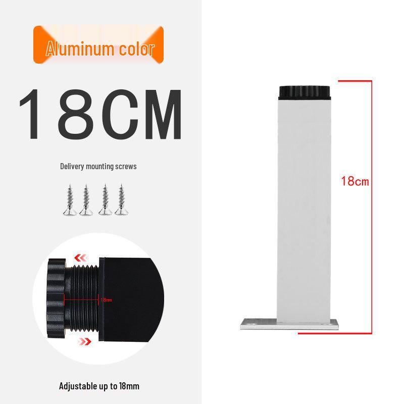 Adjustable Aluminum Alloy Cabinet Legs for Bathroom or TV Cabinets