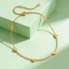 Dainty Heart Chain Anklet For Women,Stainless Steel Love Pendant Anklets,Fashion Charm Summer Jewelry Gift