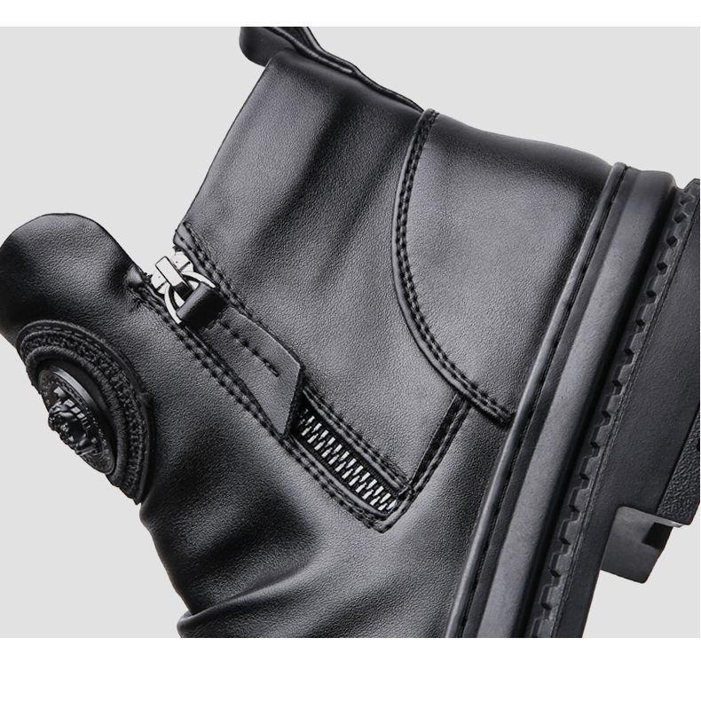 2023 Autumn High Top New Men's Shoes Men's Boots All Zip Shoes Boots Men's Casual Shoes